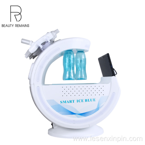 Home use detector facial vacuum suction beauty device